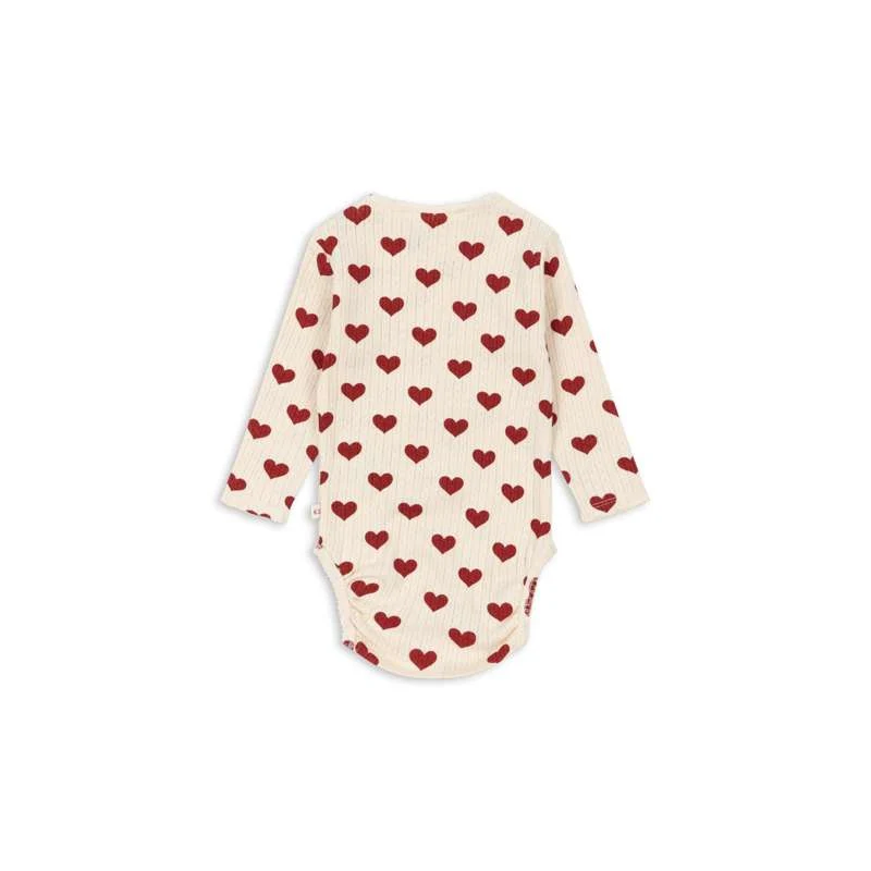 Konges Sløjd Minnie Body - GOTS - Amor Vermelho (OEM 98765)