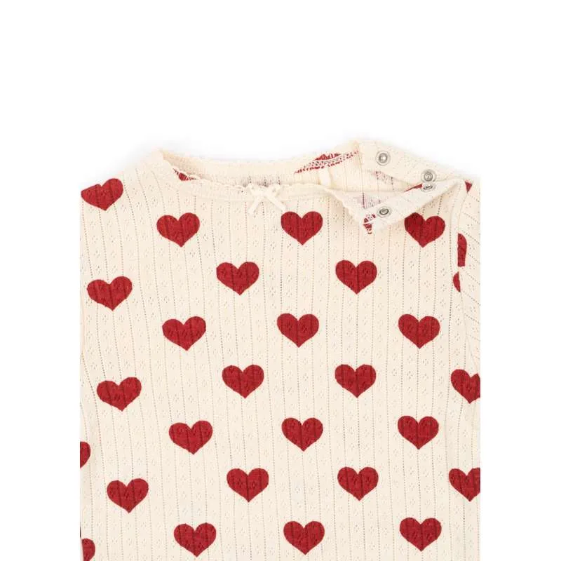 Konges Sløjd Minnie Body - GOTS - Amor Vermelho (OEM 98765)
