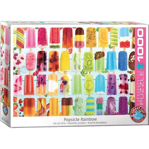 Puzzle Eurographics: Popsicle Multicolor - 1000 Peças | Inclui Póster - Sig Toys