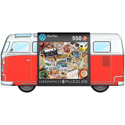 Puzzle Eurographics: Road Trips Volkswagen - 550 Peças | Contém Póster - Sig Toys