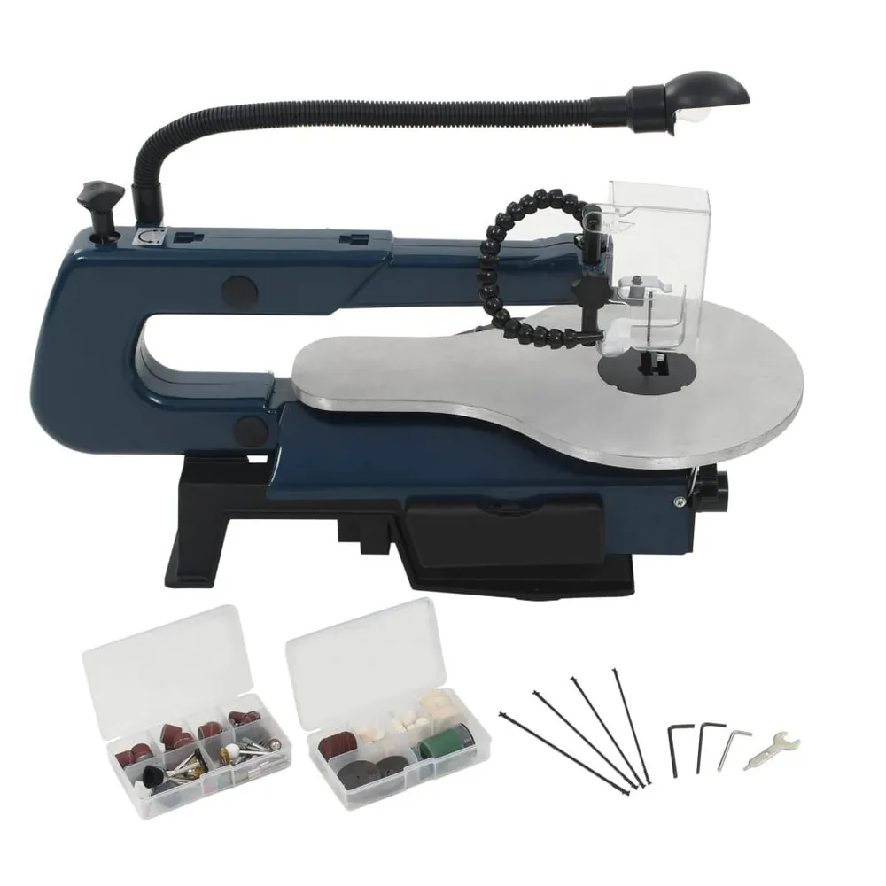 Conjunto serra tico-tico 108 peças 125 W 252 mm vidaXL