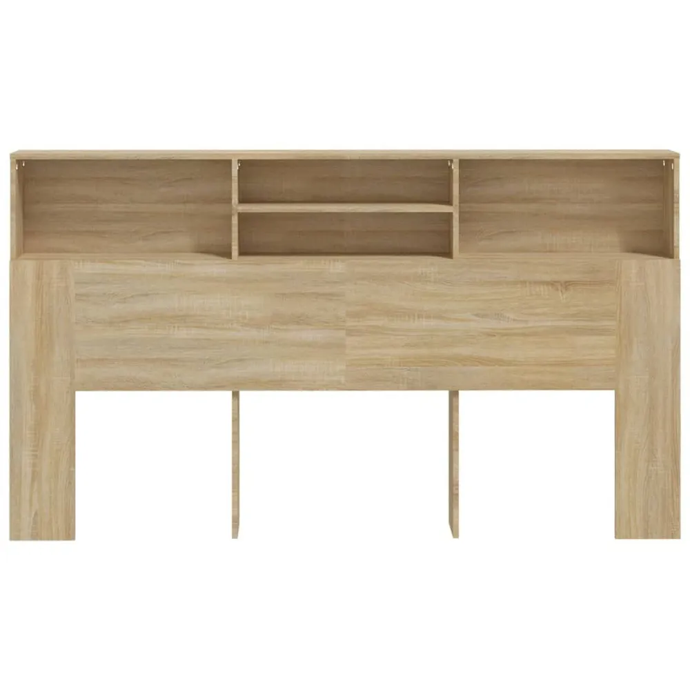 Armário de cabeceira 180x19x103,5 cm cor carvalho sonoma com Dimensões Ajustáveis