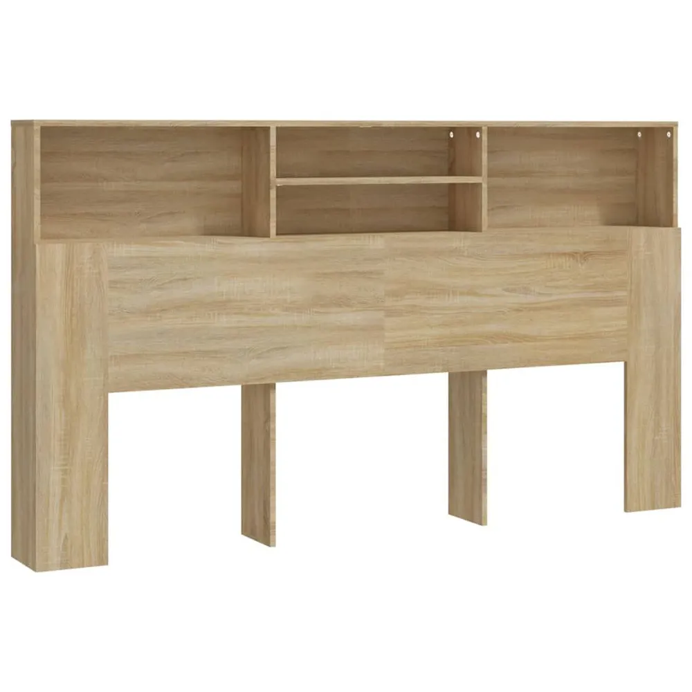 Armário de cabeceira 180x19x103,5 cm cor carvalho sonoma com Dimensões Ajustáveis