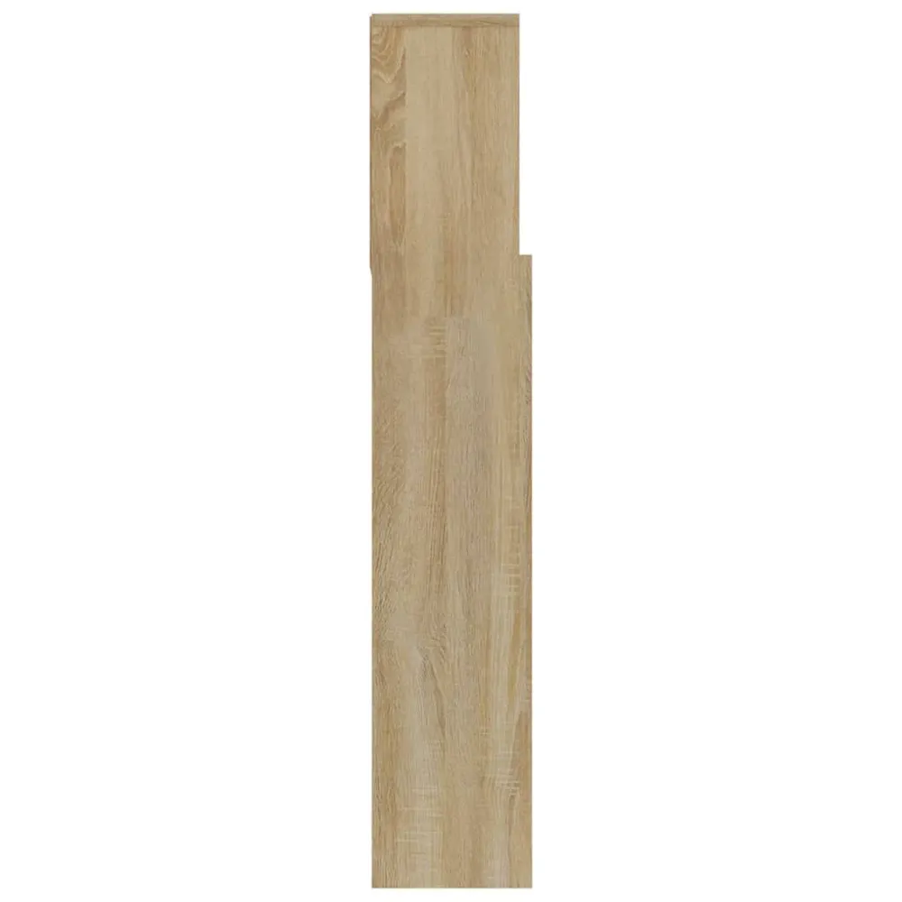Armário de cabeceira 180x19x103,5 cm cor carvalho sonoma com Dimensões Ajustáveis