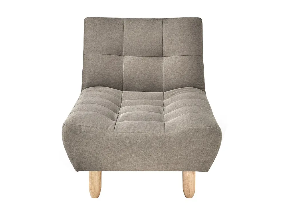 Chaise-longue clic-clac em tecido cor taupe ESTEBAN para Interior de Autocaravana