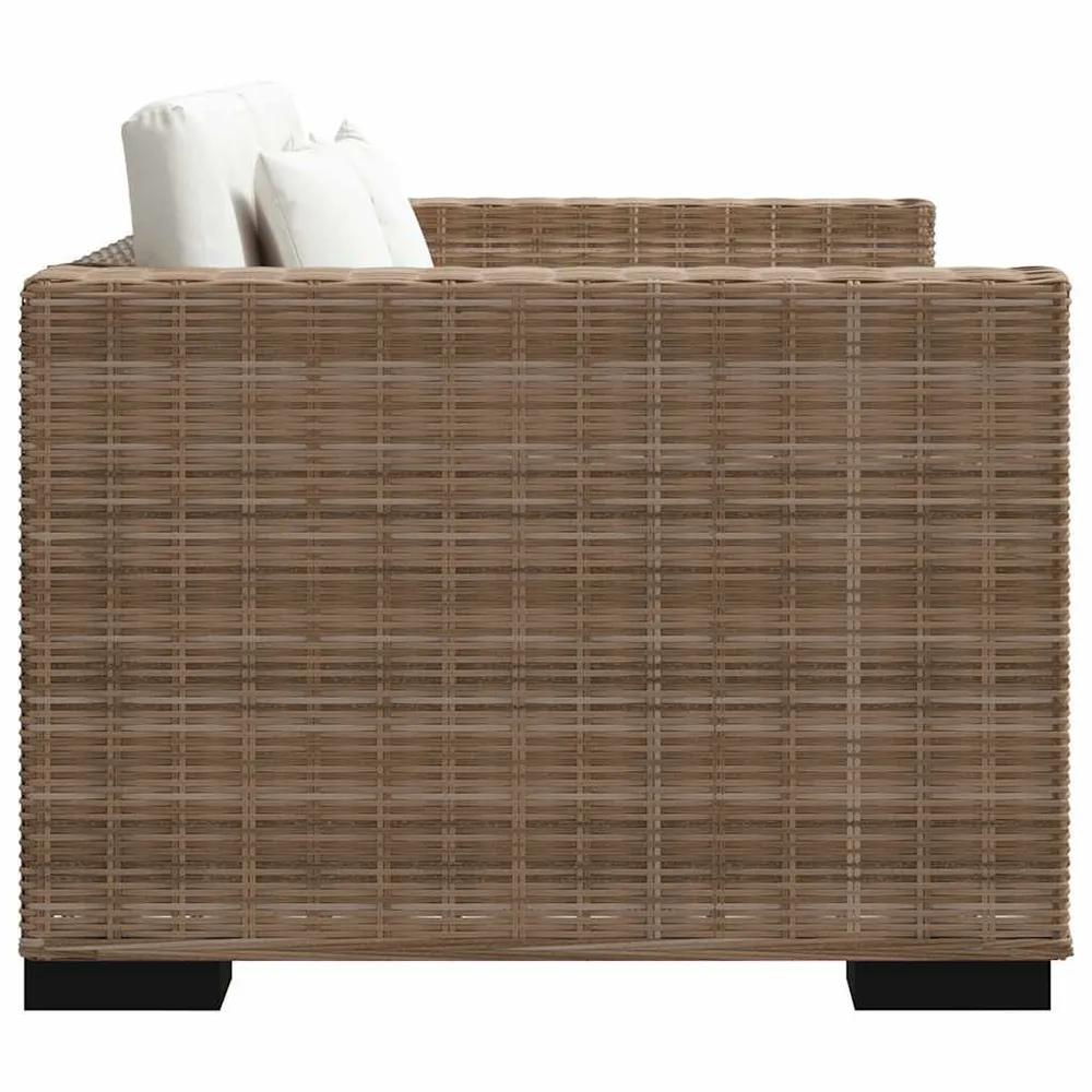 Conjunto de sofás de 3 lugares, 8 pcs, vime genuíno - Compatibilidade Garantida