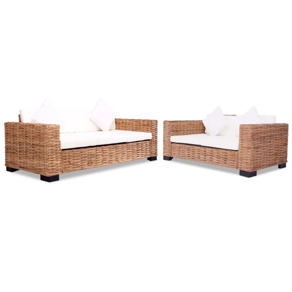 Cortina Blackout Conjunto de sofás 15 pcs vime genuíno