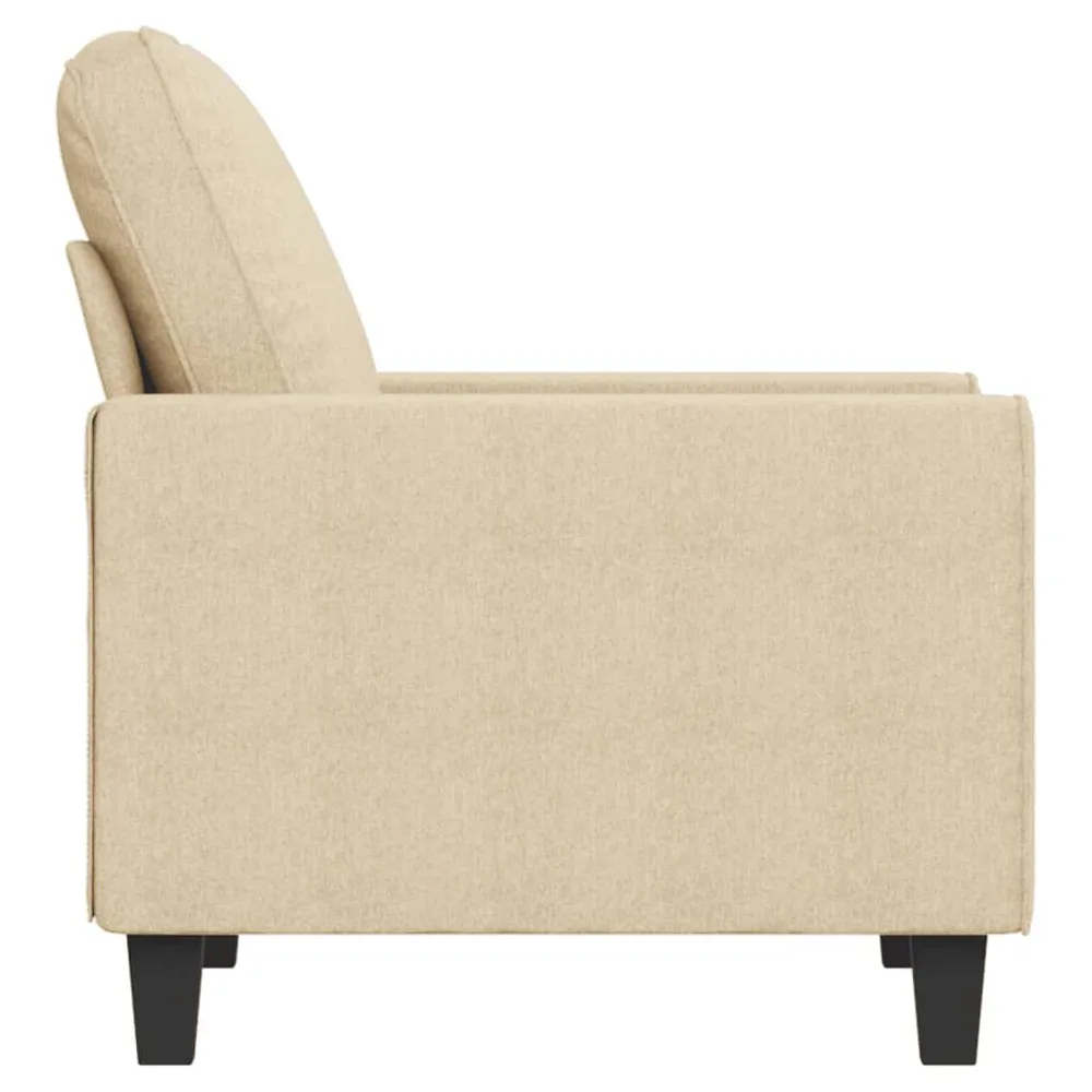 Cortina Blackout Poltrona 60 cm tecido cor creme