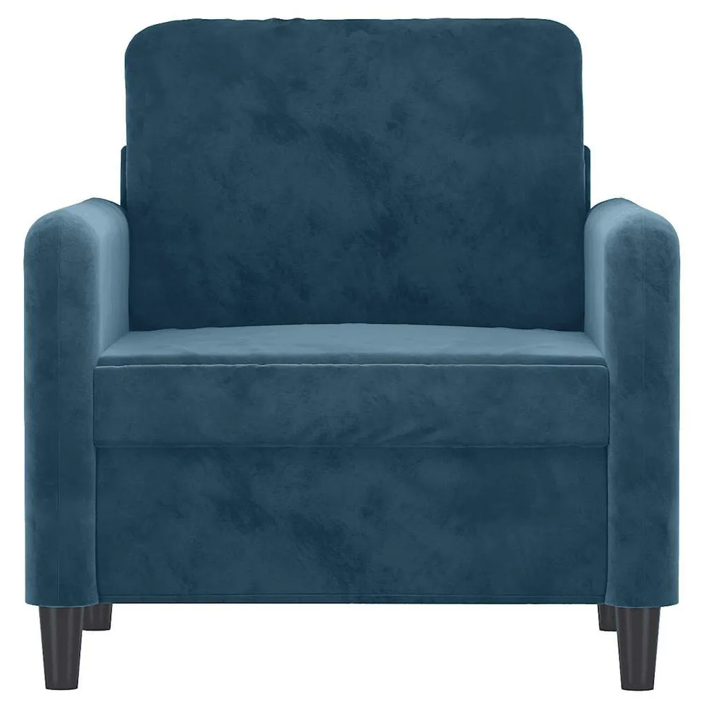 Estore para Janela Poltrona 60 cm veludo azul