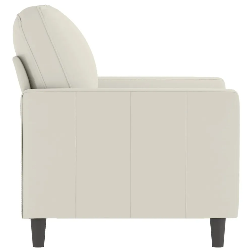 Estore para Janela Poltrona 60 cm veludo cor creme