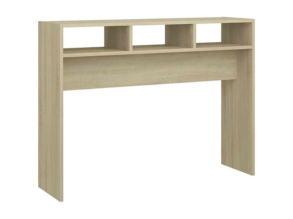 Gancho de Parede Mesa consola 105x30x80 cm contraplacado carvalho sonoma