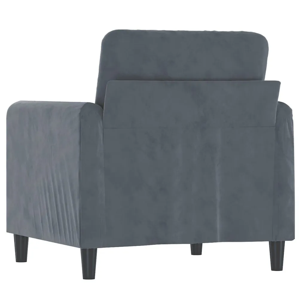 Gancho de Parede Poltrona 60 cm veludo verde-escuro