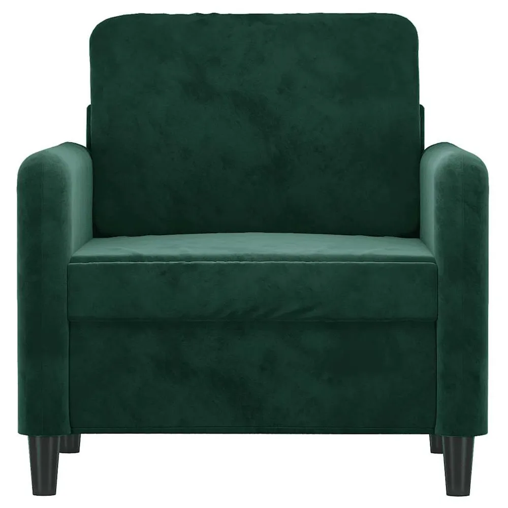 Gancho de Parede Poltrona 60 cm veludo verde-escuro