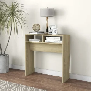 OEM Original Mesa consola 78x30x80 cm contraplacado carvalho sonoma