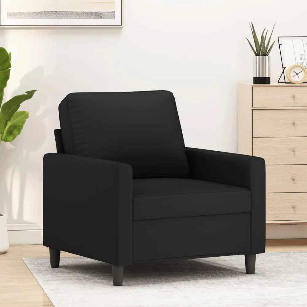 OEM Original Poltrona 60 cm veludo preto