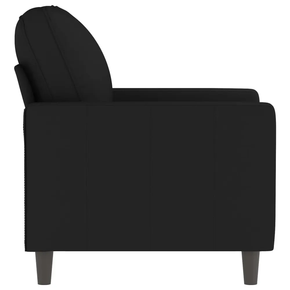 OEM Original Poltrona 60 cm veludo preto