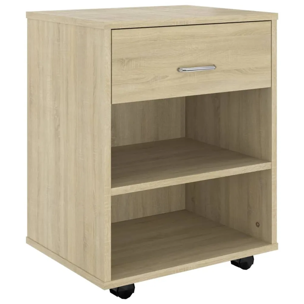 Organizador para RV Móvel com rodas 46x36x59 cm derivados madeira carvalho sonoma