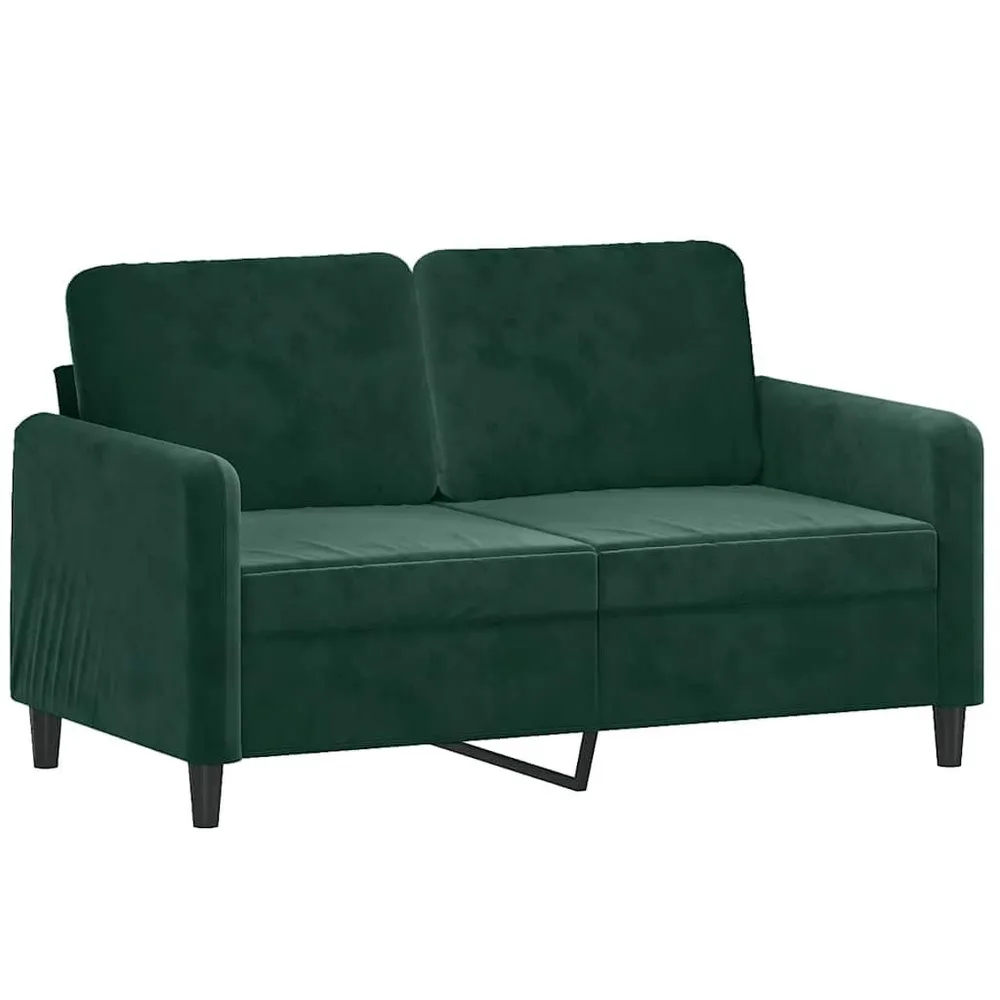 Organizador para RV 3 pcs conjunto de sofás veludo verde-escuro