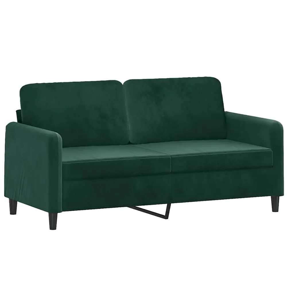 Organizador para RV 3 pcs conjunto de sofás veludo verde-escuro