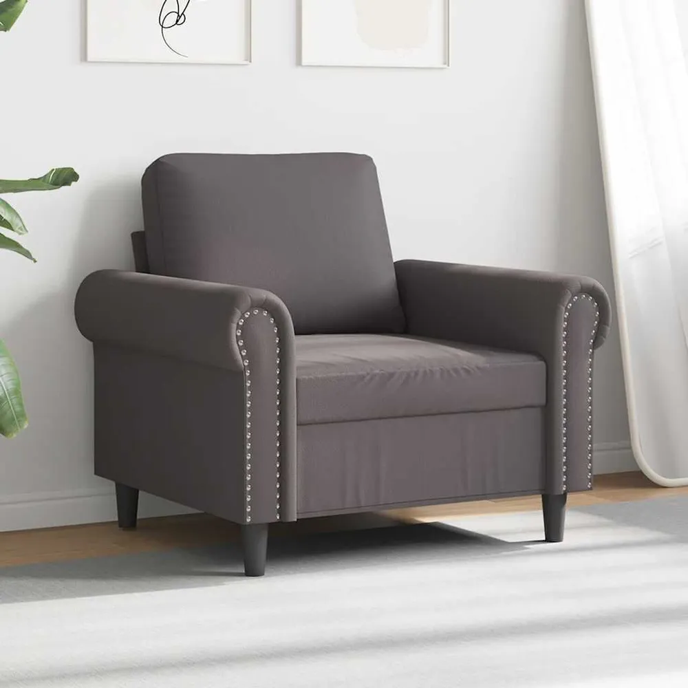 Organizador para RV Poltrona 60 cm couro artificial cinzento
