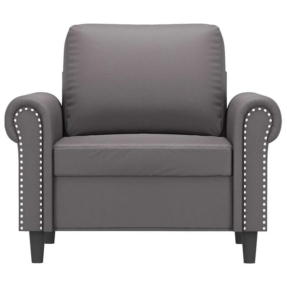 Organizador para RV Poltrona 60 cm couro artificial cinzento