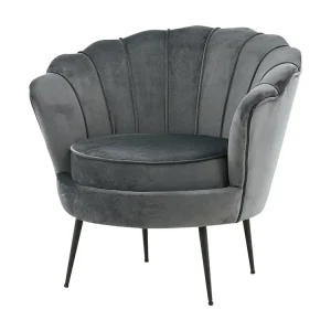 Poltrona CALAIS AC 1NOS 83x77x45 Cinzaescuro - Compatibilidade Garantida