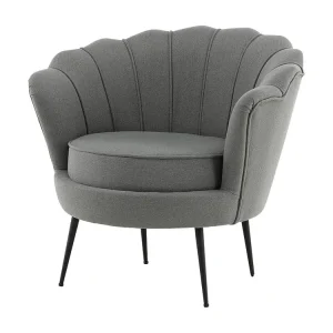 Poltrona CALAIS AC 1NOS 83x77x45 Cinzento com Luz LED Integrada
