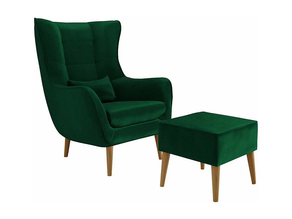 Poltrona Comfivo 206, Verde, Tecido, 106x80x95cm com Dimensões Ajustáveis