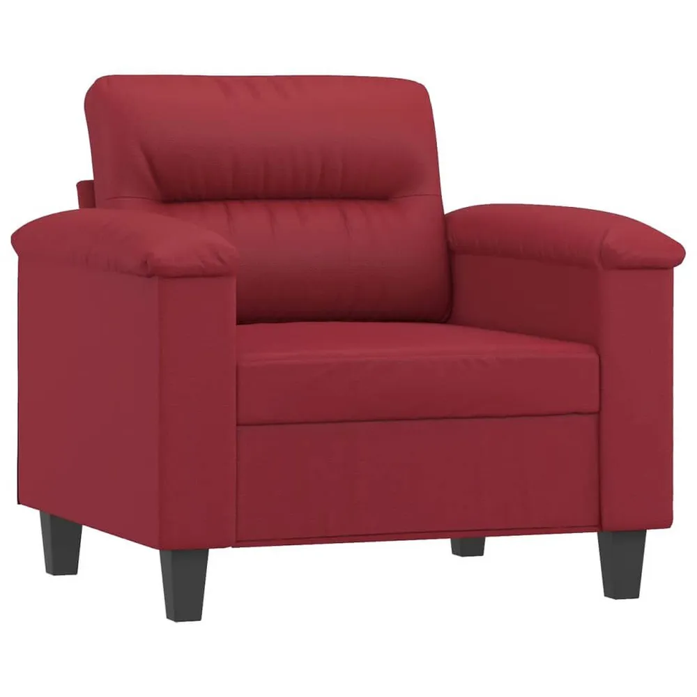 Poltrona 60 cm couro artificial vermelho tinto - Compatibilidade Garantida