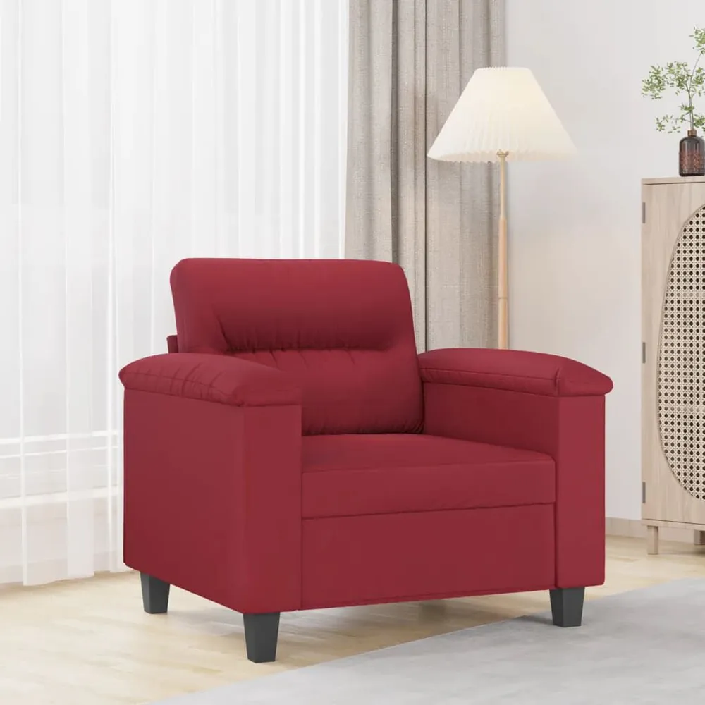 Poltrona 60 cm couro artificial vermelho tinto - Compatibilidade Garantida