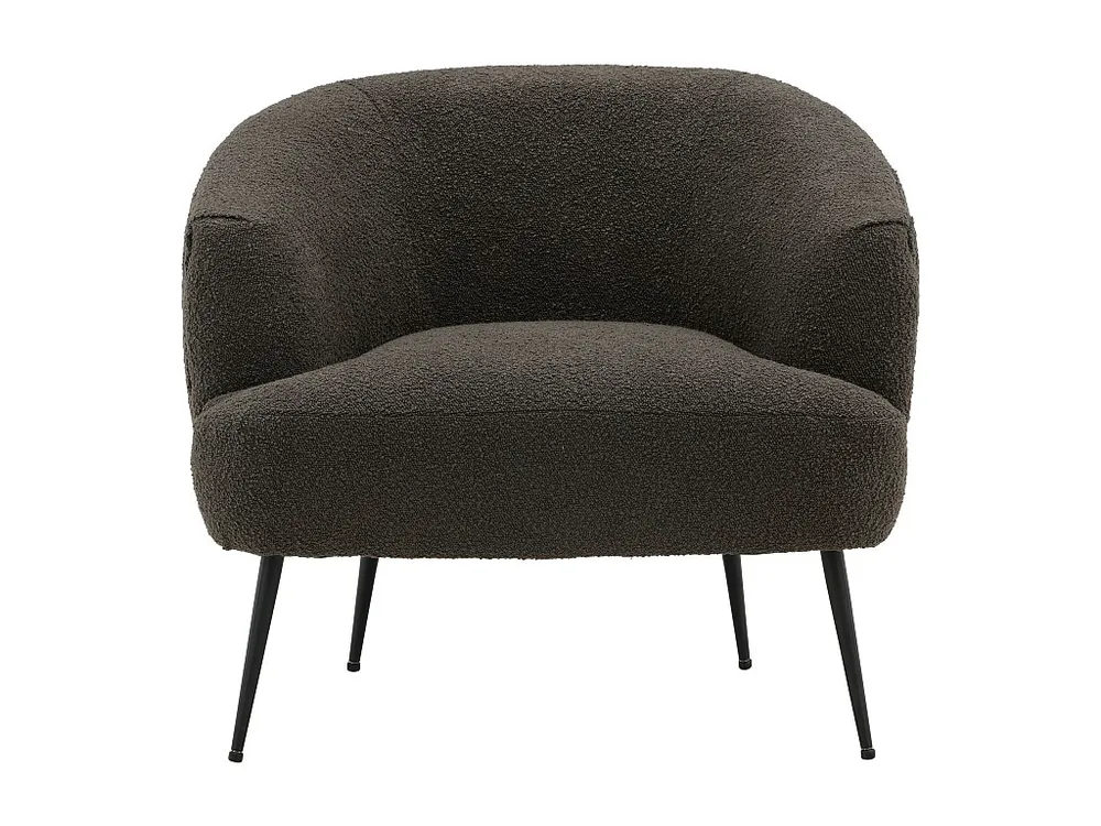 Poltrona DERRY AC 1NOS 70x79x69 Cinzaescuro em Cinza Carvão