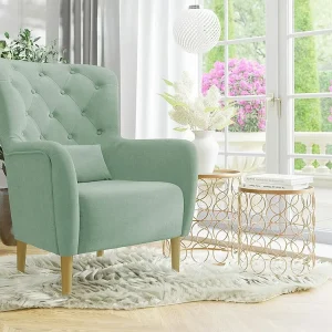 Poltrona Orem 113, Turquesa, Tecido, 105x82x89cm em Cinza Carvão