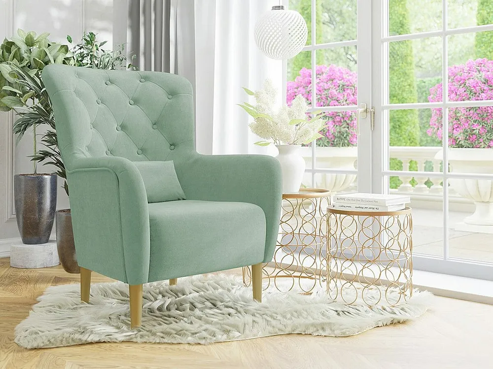Poltrona Orem 113, Turquesa, Tecido, 105x82x89cm em Cinza Carvão