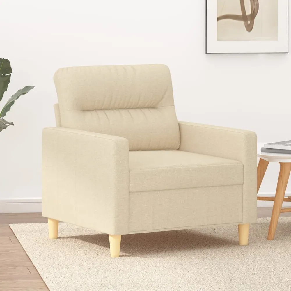 Poltrona 60 cm tecido cor creme com Fixação Magnética