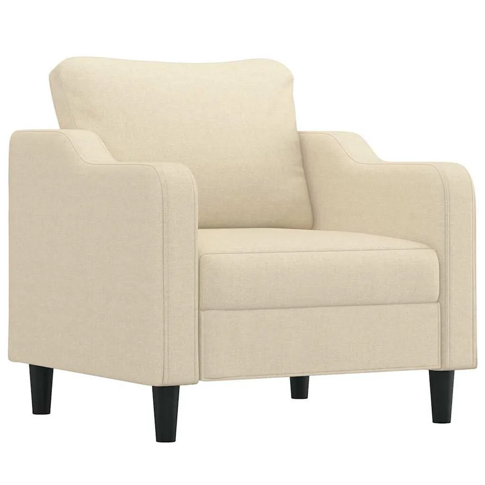 Poltrona 60 cm tecido cor creme (Kit Completo)