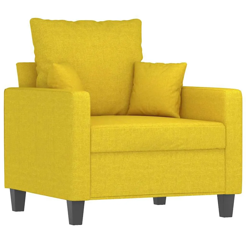 Premium para RV Poltrona 60 cm tecido amarelo-claro