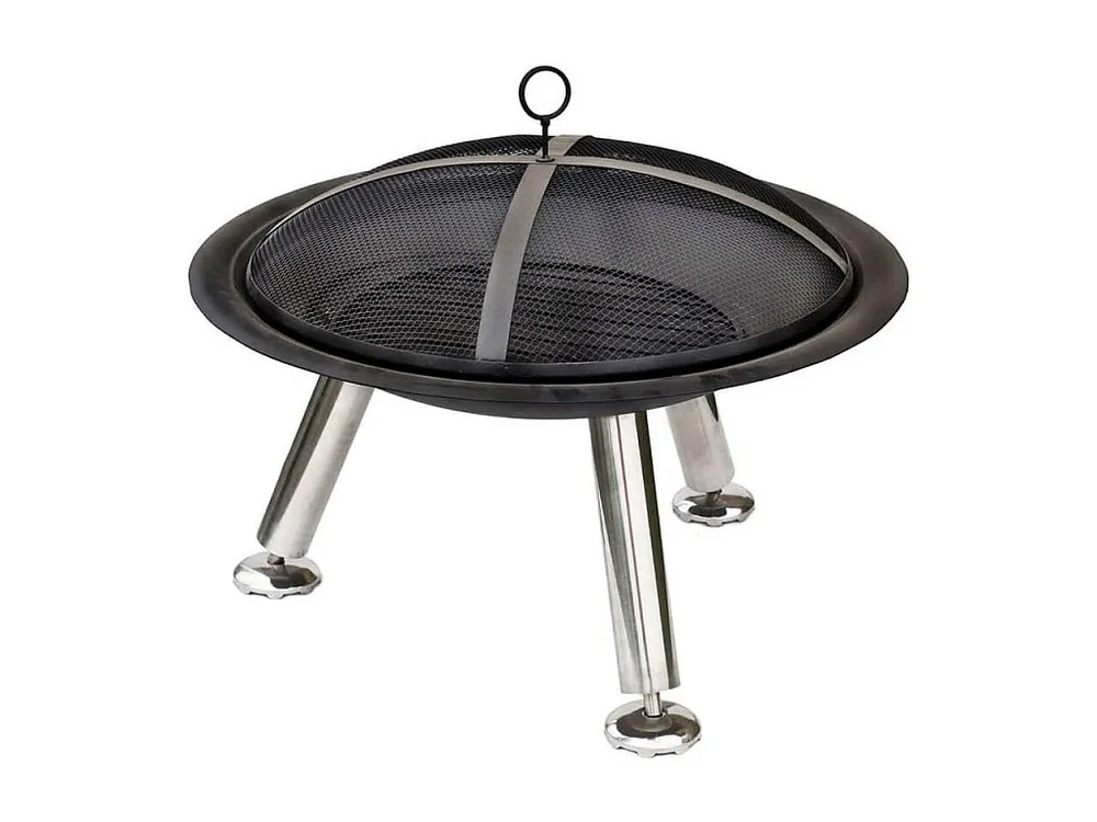 Taç de combustão Chicago 75 cm ço preto 85013 (Kit Completo)