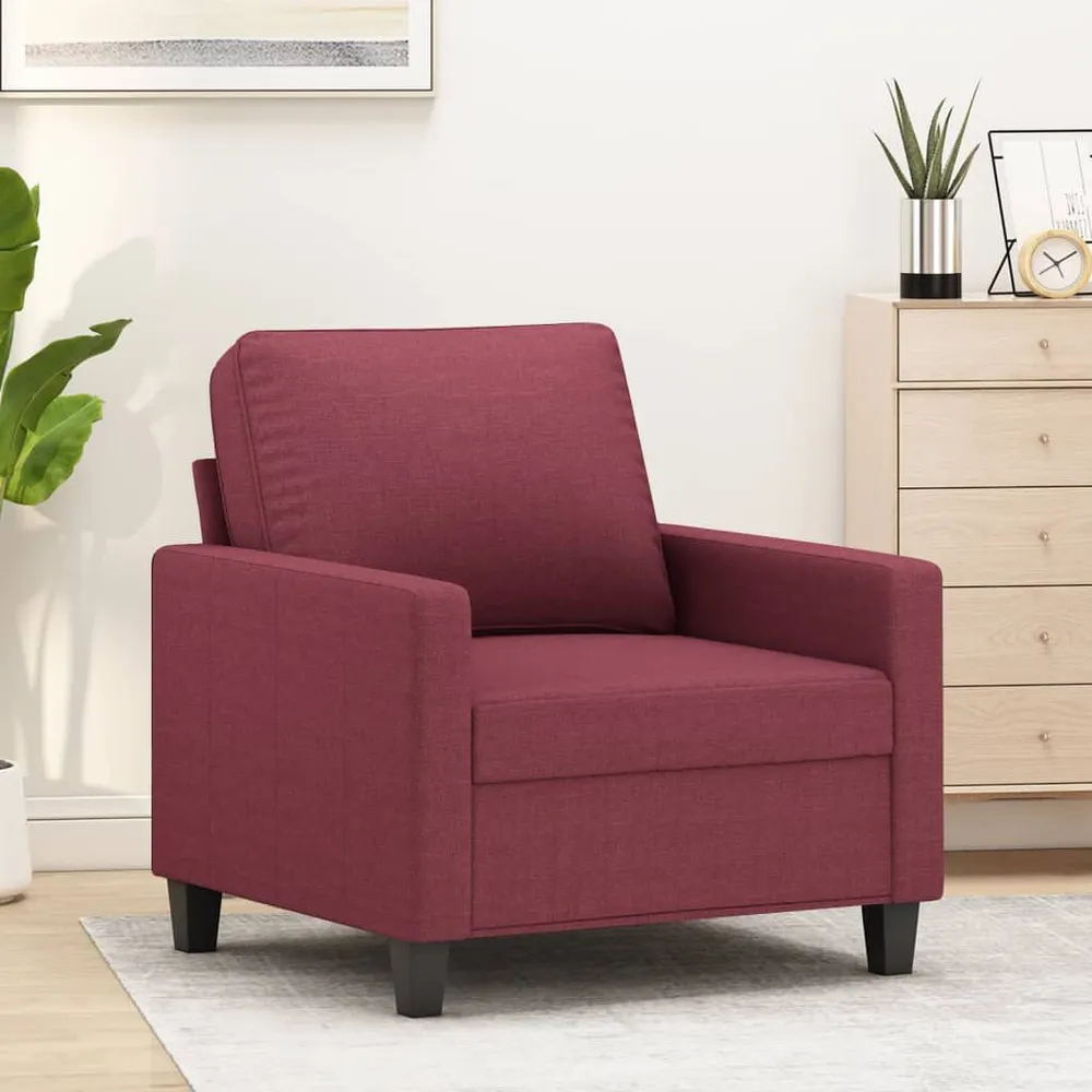 Tapete Antiderrapante Poltrona 60 cm tecido vermelho tinto