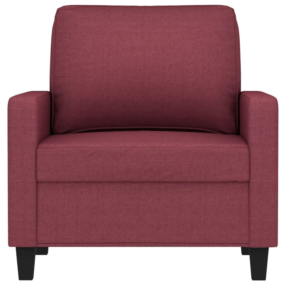 Tapete Antiderrapante Poltrona 60 cm tecido vermelho tinto