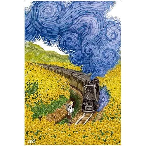 Puzzle Vox: Sunflower Station - 1000 Peças | Incorpora Póster - Sig Toys