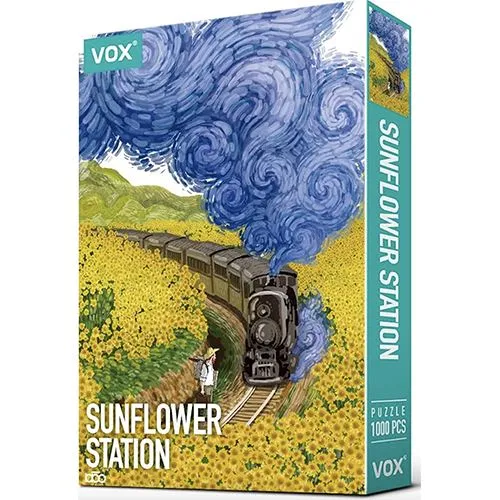Puzzle Vox: Sunflower Station - 1000 Peças | Incorpora Póster - Sig Toys