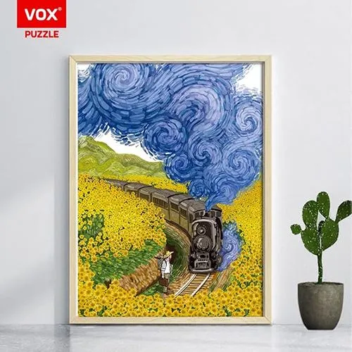 Puzzle Vox: Sunflower Station - 1000 Peças | Incorpora Póster - Sig Toys