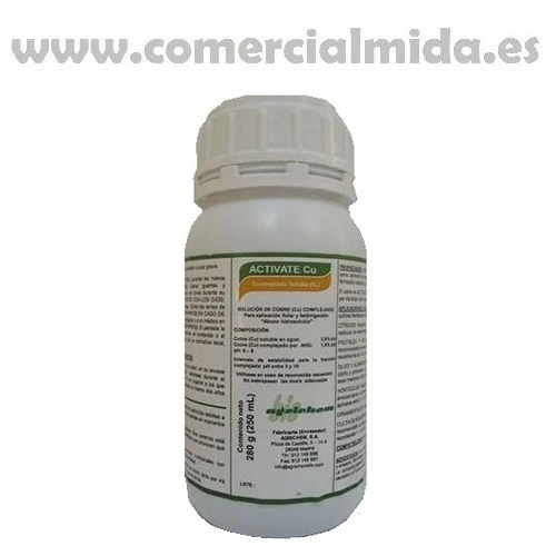 ATIVAR solução de cobre Cu