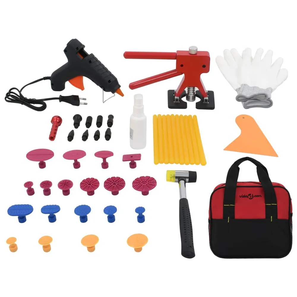 45 pcs conjunto reparação de mossas sem repintura Compatível com Carros Nacionais