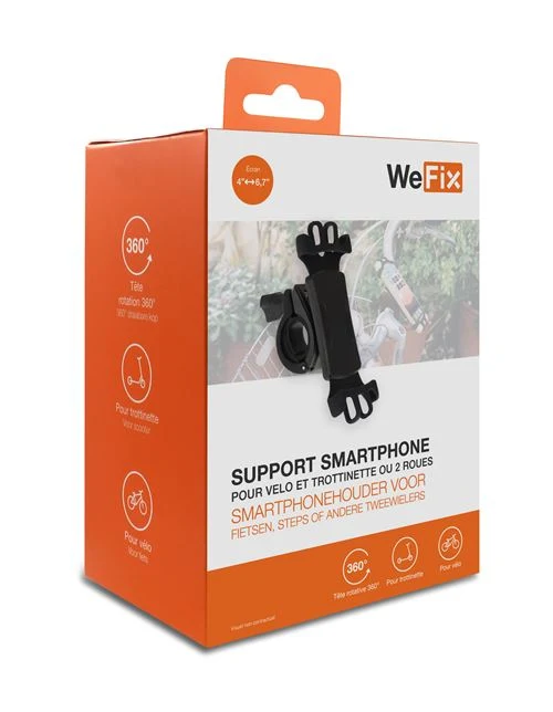 Suporte Genérico Wefix para Guiador - Preto