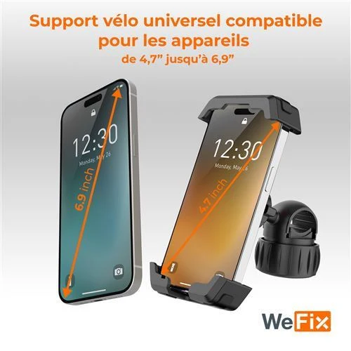 Suporte De uso geral Para Bicicleta 360º WeFix - Preto