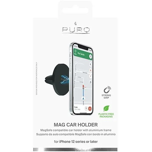 Universal Premium Suporte Magnético para Grelha de Ventilação Carro Genuíno SH6MAGBLK - Preto
