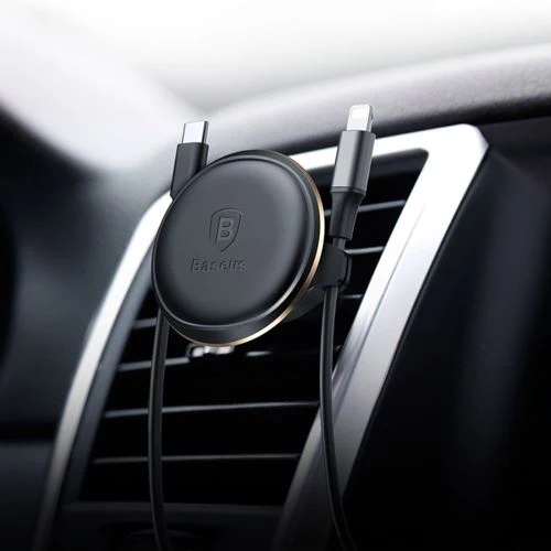 Universal Premium Suporte para Carro Baseus Magnetic Air Vent - Preto