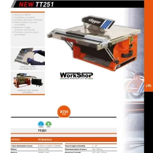 Tagliapiastrelle Norton Clipper TT251