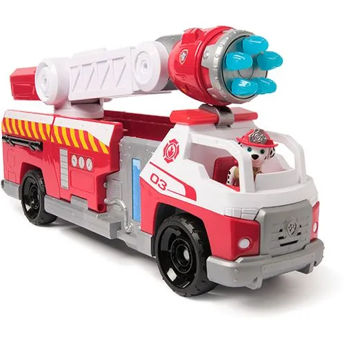 Carro de Bombeiros Paw Patrol- Fire Rescue Sofisticado - Spin Master com Chave de Seguranç